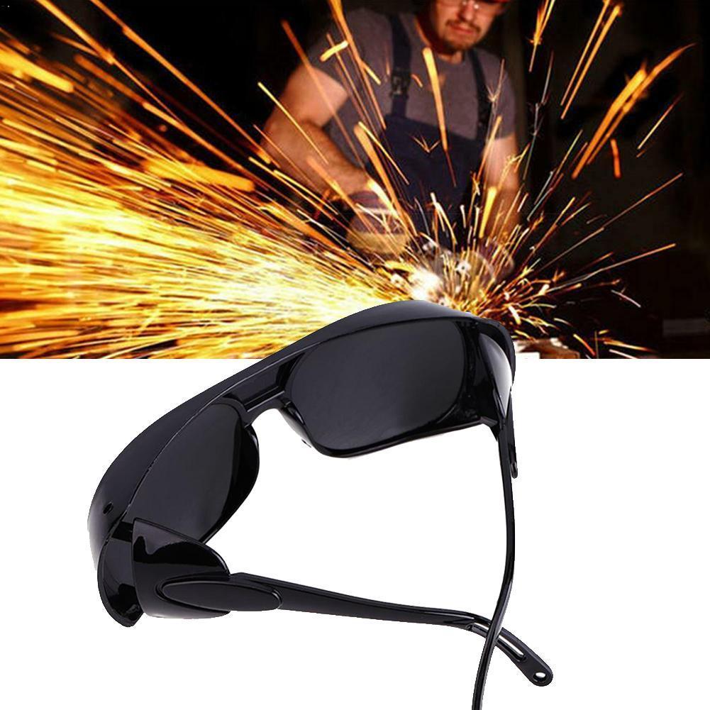 1Pc Speciale Zwarte Anti-Shock Lassen Bril Veiligheidsbril Eye Voor Werk Bril Bescherming Voorruit J0F1