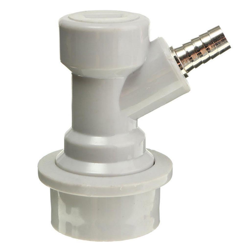 Barril de bloqueo de bola desconectar, conector rápido con púas, roscado, dispensador de cerveza: White Straight Mouth