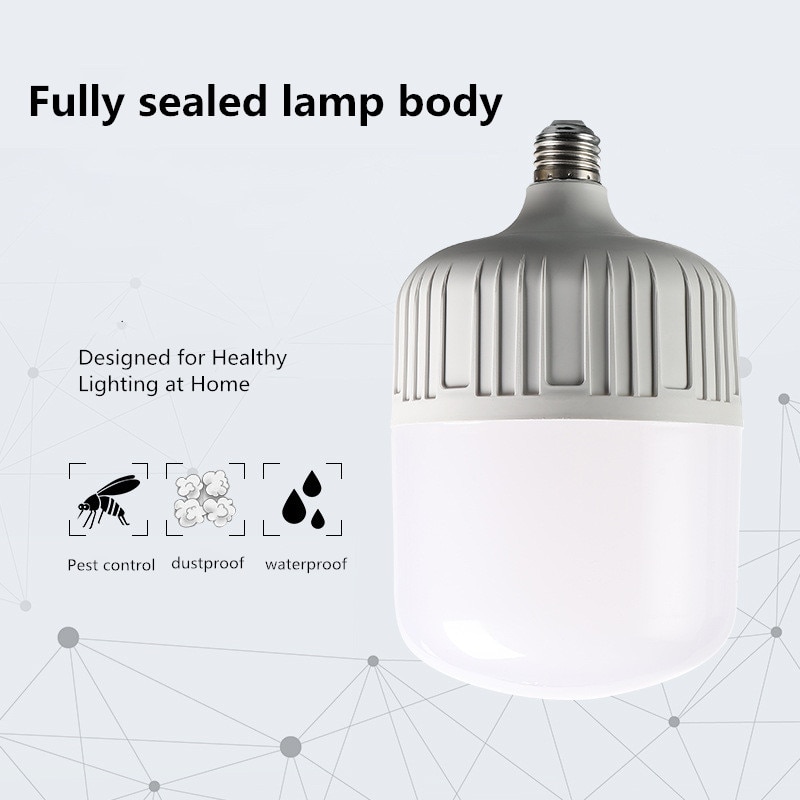 Super heldere spaarlamp LED lamp E27 B22 LED lamp AC220V 50W 40W 30W 20W 15W 10W 5W lamp