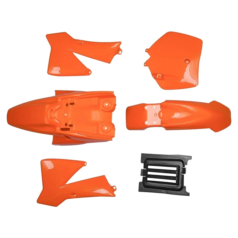 Fairing Body Fender Cover Parts Kit Orange for KTM 50 SX 50CC 50SX Mini Dirt Pit Kids for KTM50 Senior Junior Jr Sr: Default Title