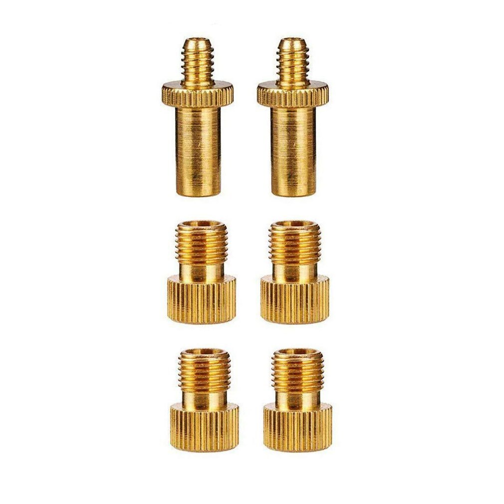 Alomejor 15 stks ventiel adapter set fiets pomp adapter klep puur koper adapter set voor SV AV DV klep opblaasbare fietsen ballon