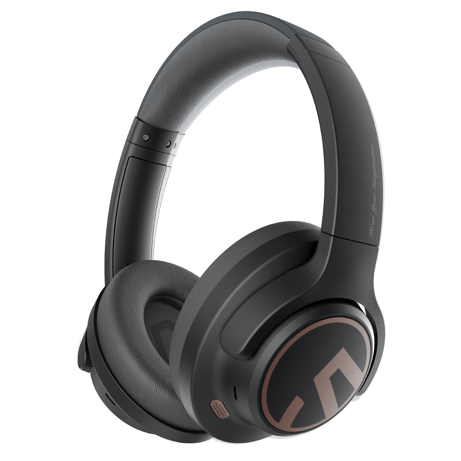 SoundPEATS Space Headphones Bluetooth 5,3 Auriculares inalámbricos híbridos con cancelación activa de ruido, reproducción de 123 horas, micrófono, conexión multipunto: Negro