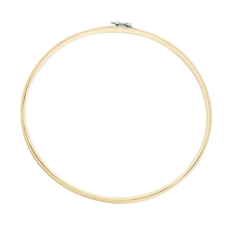 9 størrelser broderiramme rund bambus broderiramme ramme til nåleværk korssting nåle kunst husholdning diy syværktøj: 13cm