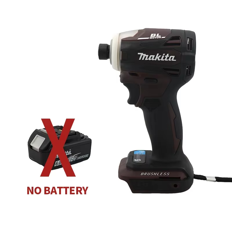 Makita DTD172 18 V Akku-Schlagschrauber, bürstenloser elektrischer Schlagbohrschrauber, wiederaufladbar, Elektrowerkzeuge für Holz/Ot/T-Modus: Orange/schwarz