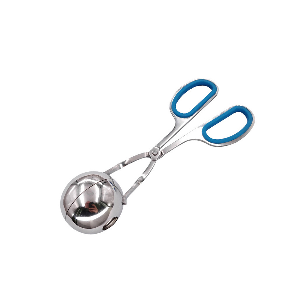 Küche zubehör Edelstahl Fleisch Baller Frikadelle Hersteller Bequem Frikadelle Hersteller Edelstahl Gestopft Frikadelle Clip: Blau S
