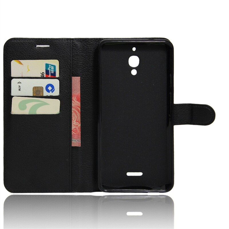 for Alcatel Pixi 4 (6) Cyboris cover For Alcatel Pixi 4 (6) 3G Pixi4 6.0 " Flip Lichi Holster PU Leather with card slot holders