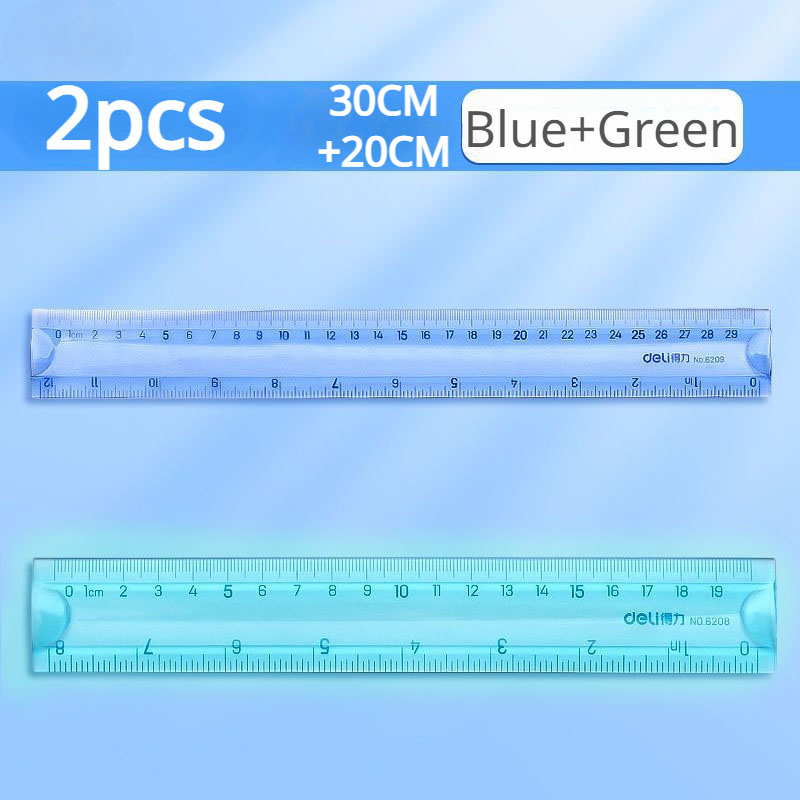 Student Aesthetic Stationery Soft RulerCute Color Ruler 30CM Soft Ruler Flexible Ruler 20CM School Supplies Kawaii Stationery: plum