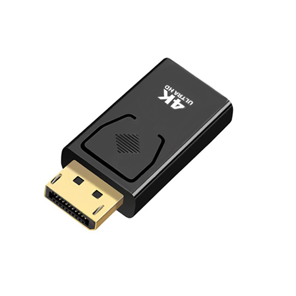 1080P/4K DP mâle vers HDTV femelle DisplayPort vers HDMl adaptateur convertisseur vidéo Audio prise commutateur pour ordinateur TV ordinateur portable: WHITE