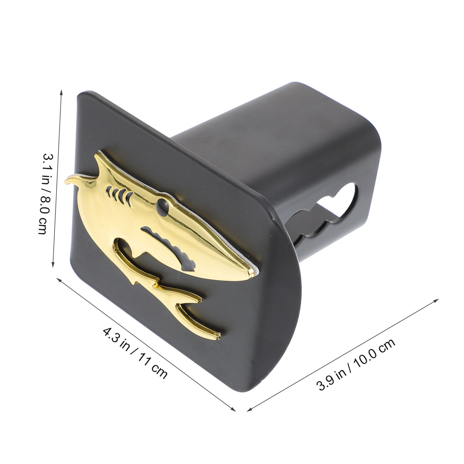 1pc Simple Trailer Hitch Cover Car Hitch Insert Cover Vehicle Parts Hitch Tube Cover Plug Hitch Caps Auto Accessory: D