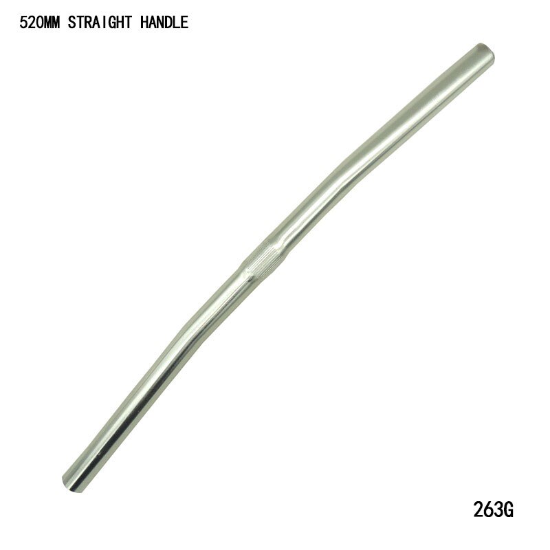 500/520/540mm*25.4mm aluminiumslegering cykelstyr mtb styr cykel landevejscykel styr rat til cykel: 520 mm lige håndtag