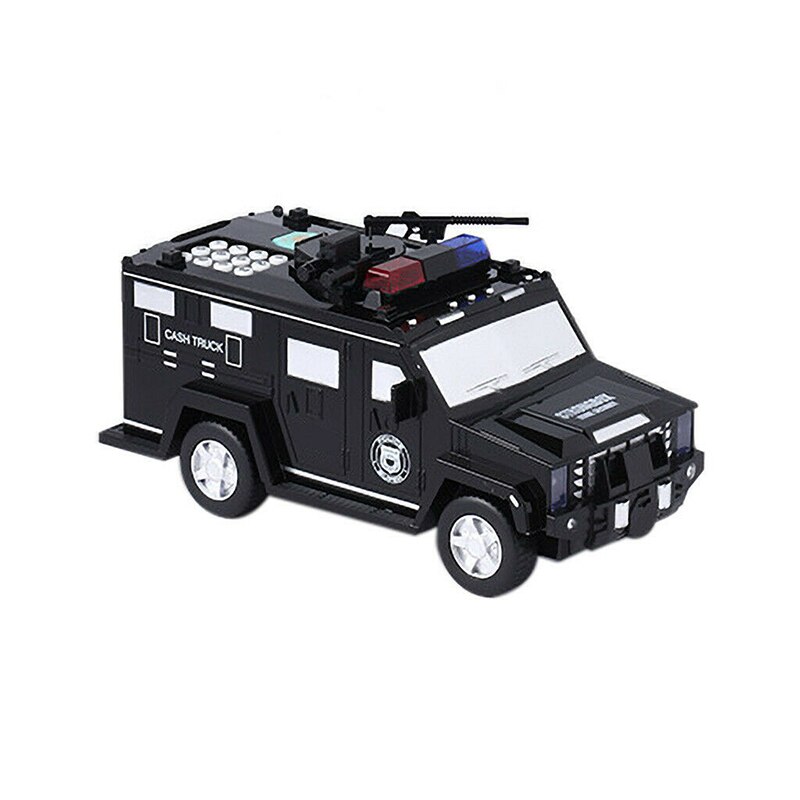 Besparing Spaarpot Smart Muziek Wachtwoord Bankbiljet Politie Auto Ambulance Coin Bank Figuur Toy Xmas Voor Kids Kinderen Baby: 02