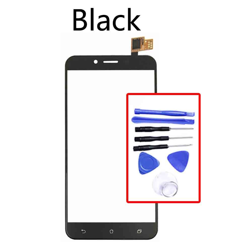 Voor Asus Zenfone 3 Max ZC553KL Touch Screen Digitizer Sensor Glass Panel Vervangende Onderdelen: Black-With tool