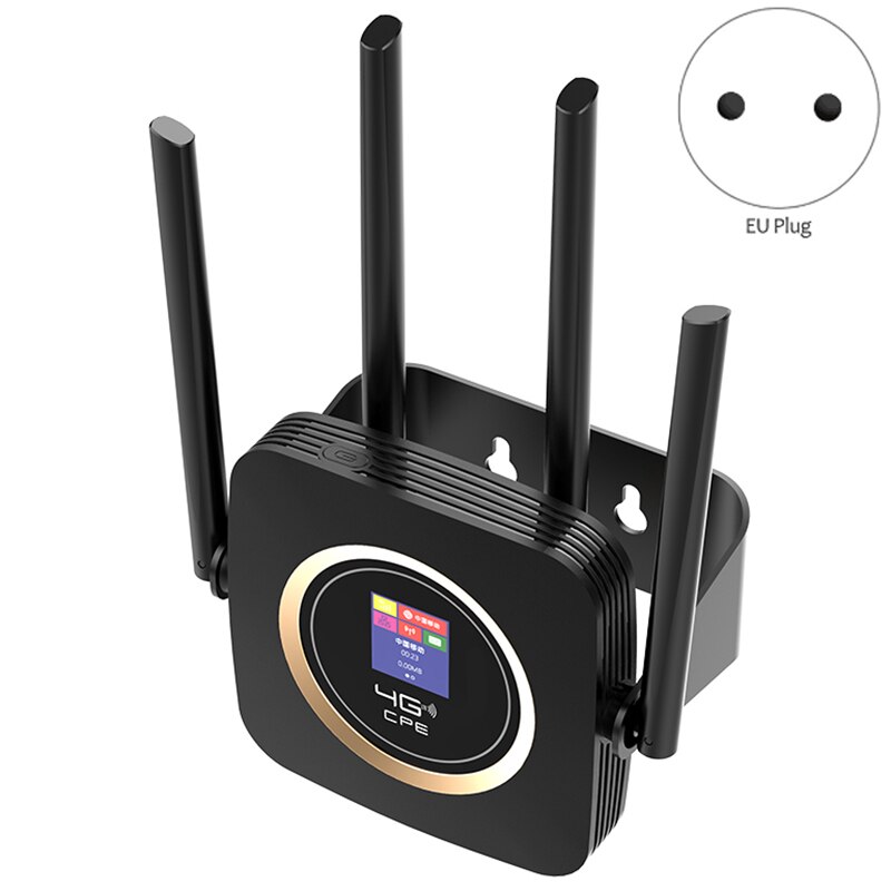 4G LTE Router Lan Hafen kabellos CPE Gebaut-in 3000MAh Batterie 300Mbps hoch Geschwindigkeit Handy, Mobiltelefon Wifi Hotspot EU Stecker