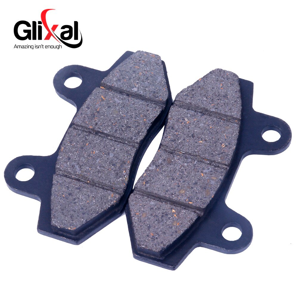 Glixal Universal Rear Disc Brake Pads for GY6 49cc 50cc 125cc 150cc Chinese Scooter Moped ATV Go kart Dirt-Bike