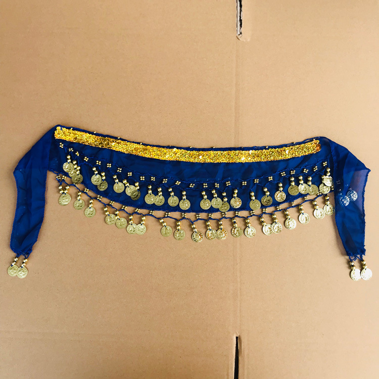 Child waist chain hip scarf kids belly dance indian dance belt 6 colors Waist Chain Belt Kids Dance Practice Hip Waist Seal