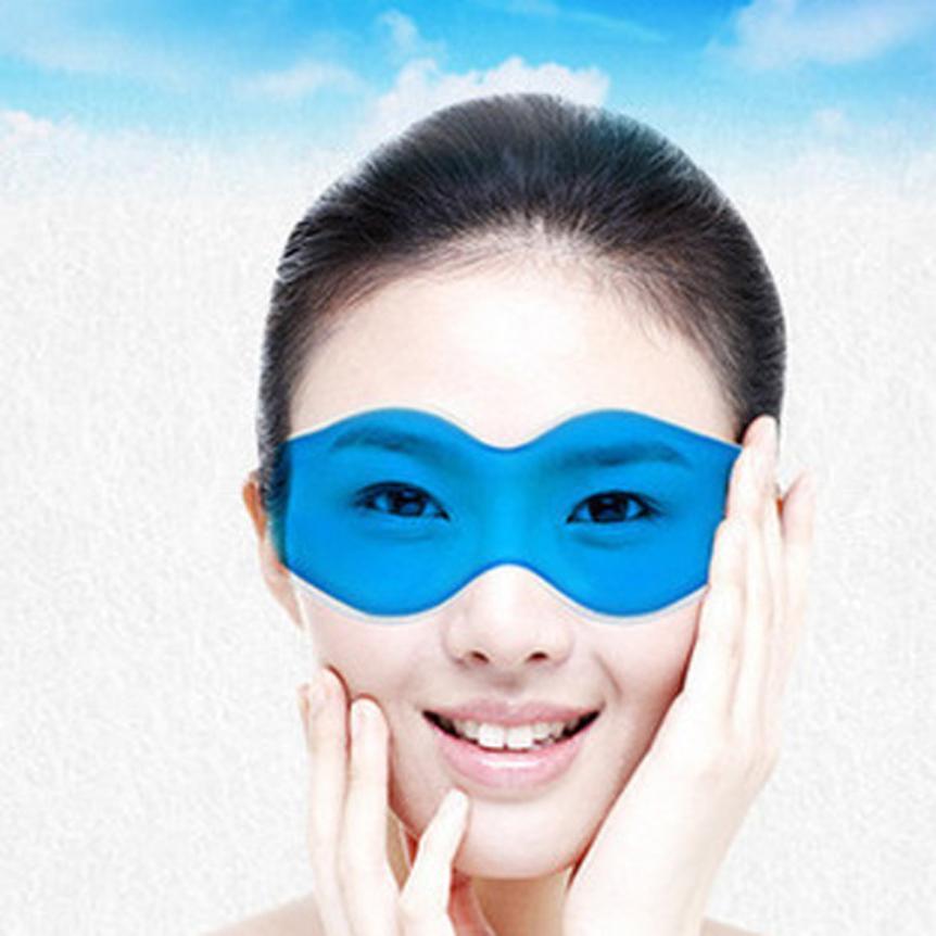 Outtop gel ice cool ögonmask pack varm värme lugnande trötta ögon huvudvärk patch isglasögon 06.29