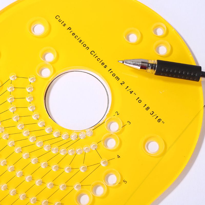 Router Circle Guide Circle Cutting Jig for Plunge Router 2-1/4 to 18-3/16 inch Diameter for making speaker cutouts
