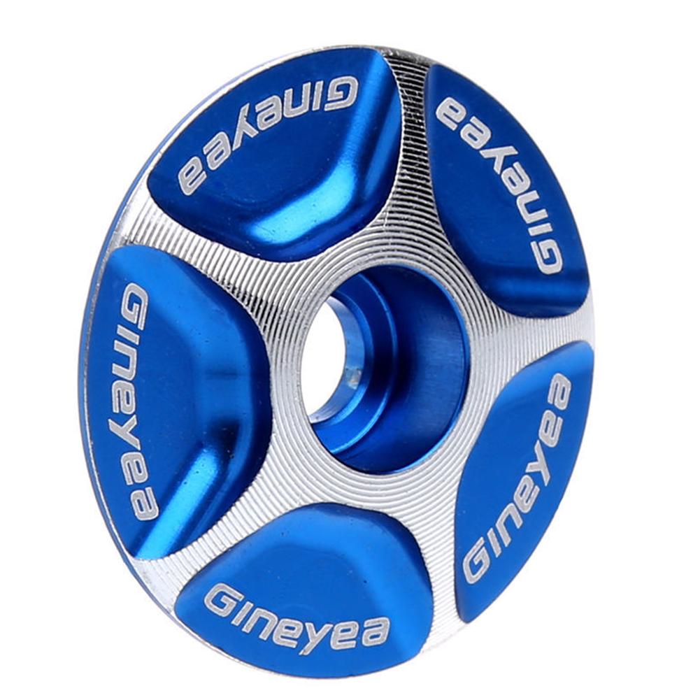 Mountain Bike Air Gas Front Fork Value Cover MTB Fork Cap Protector Bicycle Parts Bowl-like Cover Cap: Blue