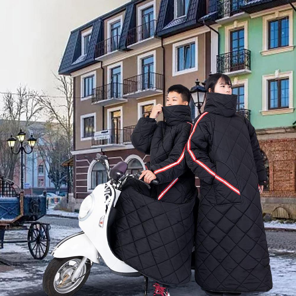 Winter Windproof Motorcycle Leg Lap Apron Cycling Quilt Resist Cold Winter Warm Cover Winter Windbreaker Windshield Quilt