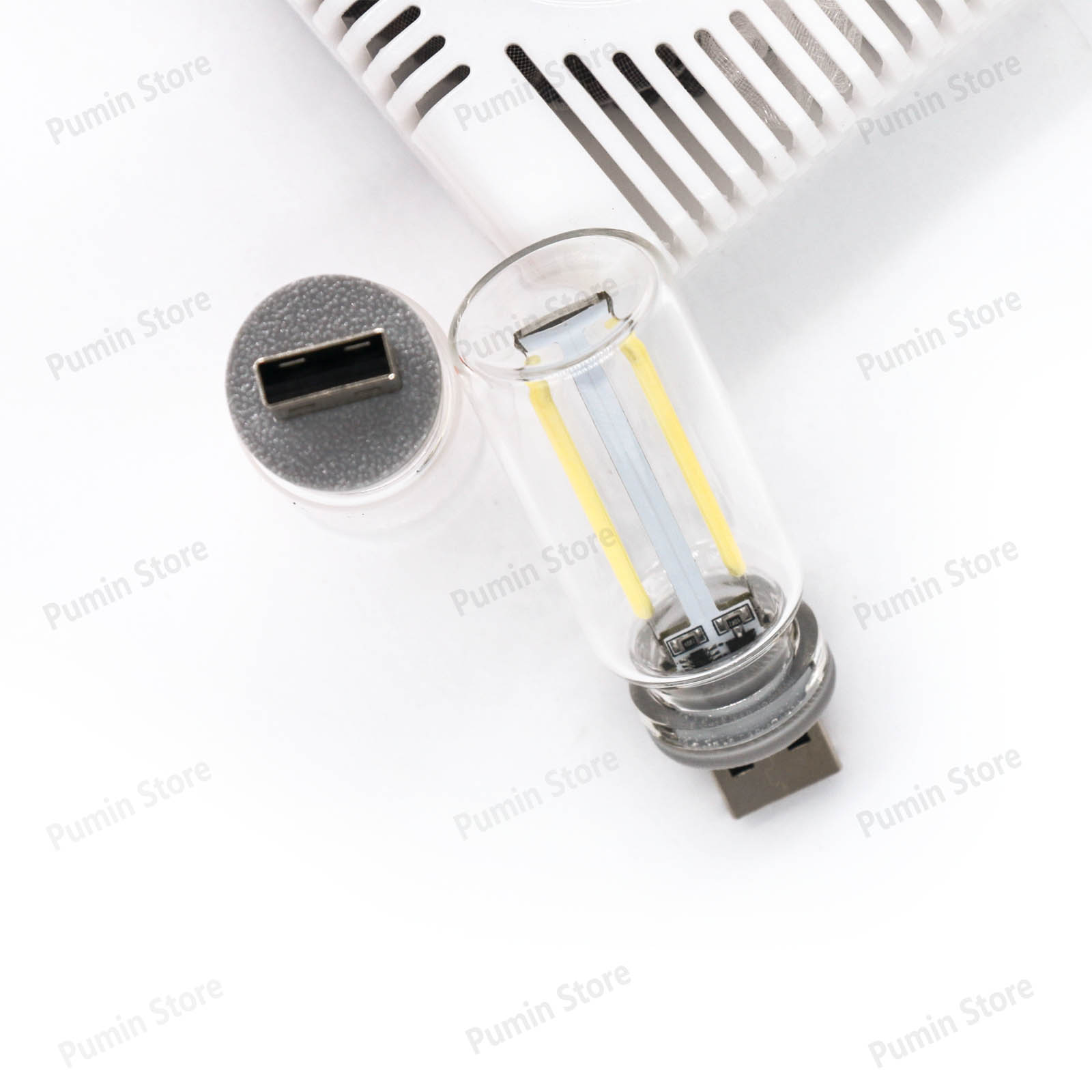ledet usb nattlys  dc5v ni farger usb-grensesnitt langt trykk juster lysstyrken kan kobles til bilens usb bærbar powerbank