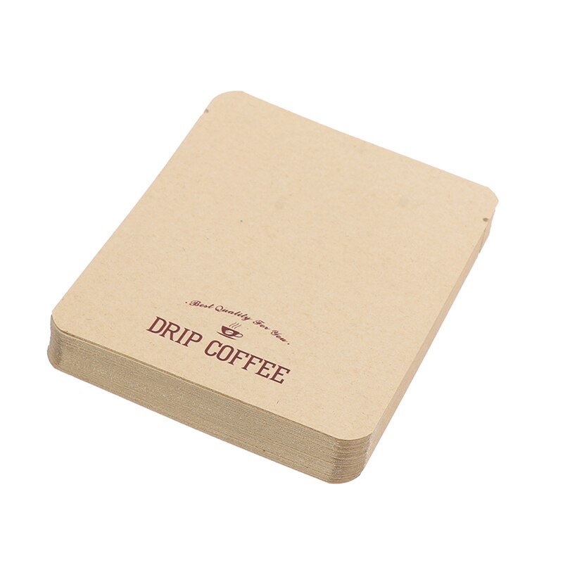 50pcs Flat Bottom Kraft Paper Open Top Bag Tea Powder Coffee Zip Lock Bag Paper Wedding Bag Heat Sealing Vacuum Bag