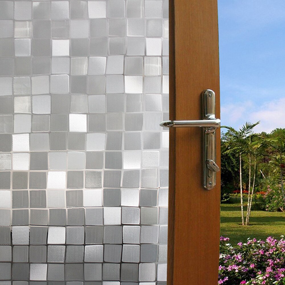 Magisk mosaik mat glasvindue film pvc privatlivsbeskyttelse stue soveværelse solbeskyttelse termiske klistermærker