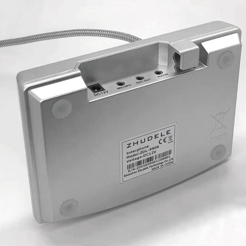 2 Way Window Intercom System Bank Counter Interphone Zero-touch For Business Store Bank Station Ticket Window 9906