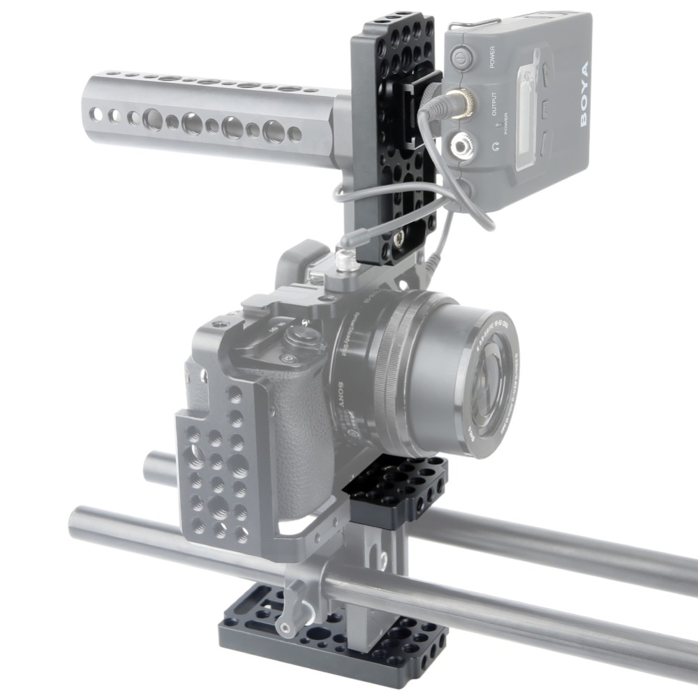 NICEYRIG – plaque de commutation à dégagement rapide pour caméra fromage, plaque facile pour raibloks, queue d'aronde, tiges courtes pour la photographie, Plate-forme d'épaule