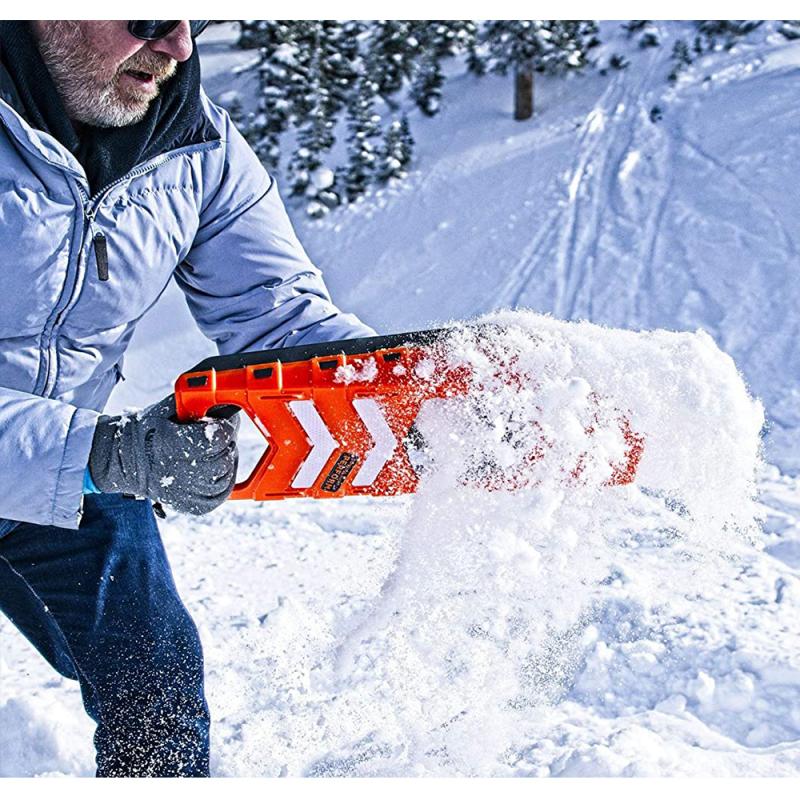 Pala de nieve portátil para exteriores, pala de nieve compacta para vehículos, pala de seguridad portátil multifuncional, herramientas de jardín, 1 ud.