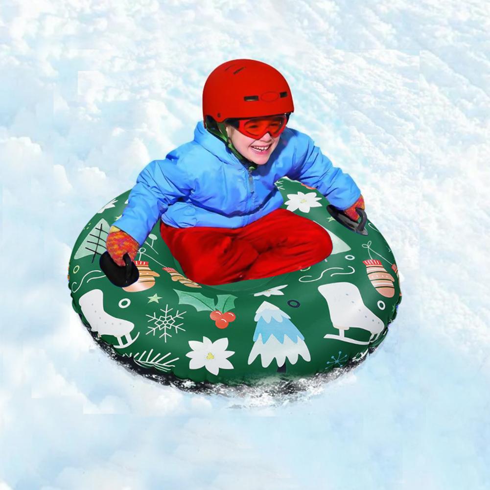 Tube de luge gonflable en PVC épais, Durable, avec zone de charge accrue, pour enfants