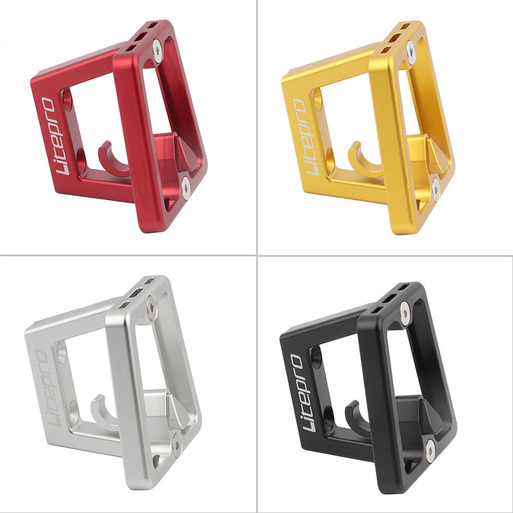 Folding Bike Front Carrier Block Bag Bracket Holder For Brompton Aluminum Alloy Bike Front Carrier Block Bike Accessories