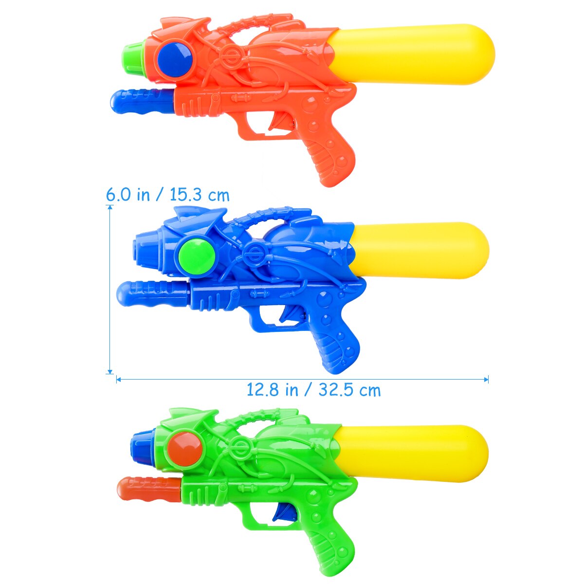 3 Pcs Shooting Props Safe Durable Reusable Pump Water Water Shooting Props for Kids