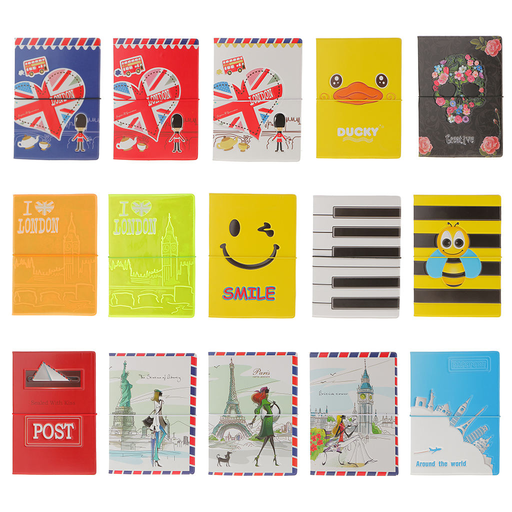 Bunte schutzhülle für reisebrieftasche und ausweis #5