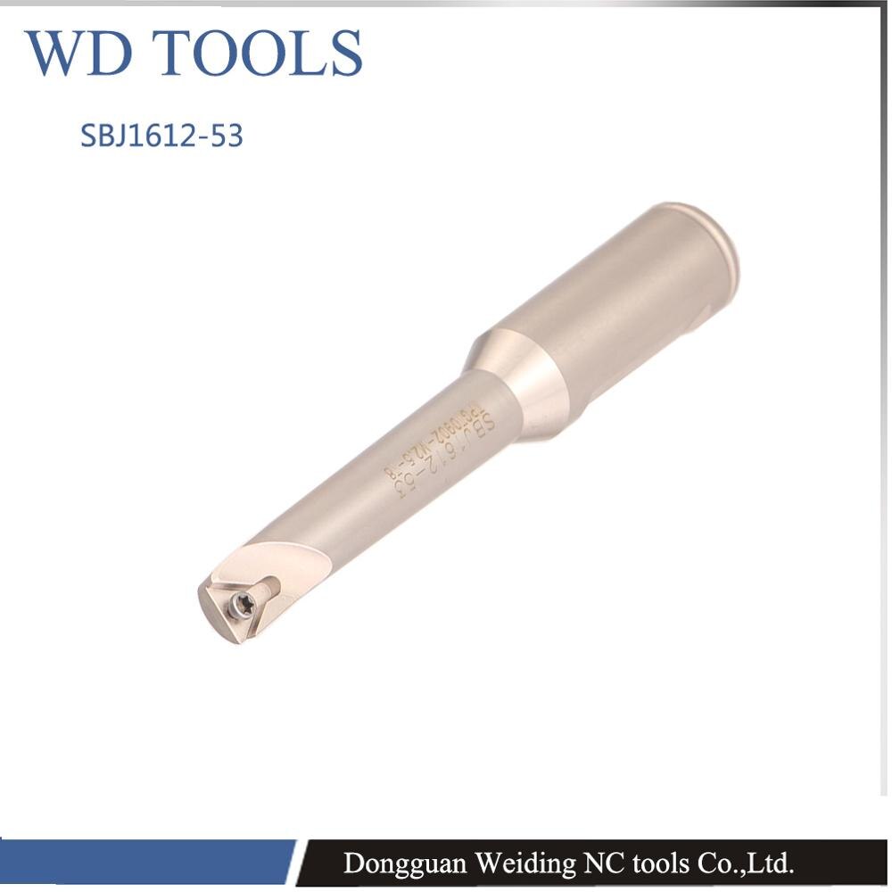 Têtes d'alésage de précision et avec barre d'alésage SBJ1612 SBJ1612-53 nbj16/CBI plage d'alésage 12-17mm