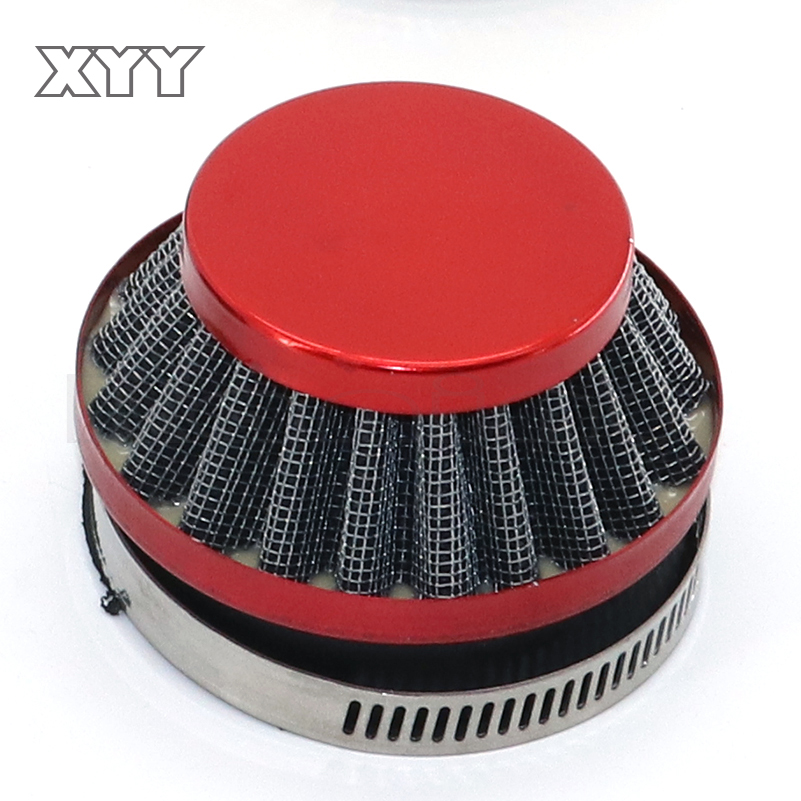 Filtro de aire colorido Mini Moto 42mm 58mm compatible con 2 tiempos 37cc 47cc 49cc Mini ATV Quad Dirt Bike Pocket Bike Pit Bike: Champán