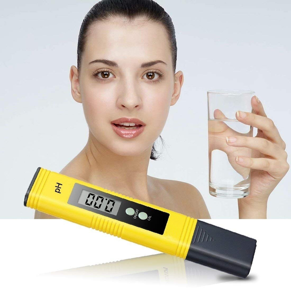 PH Meter 0.01 PH High Precision Water Tester with 0-14 PH Measurement Range LED Digital ph Tester Measuring Instruments
