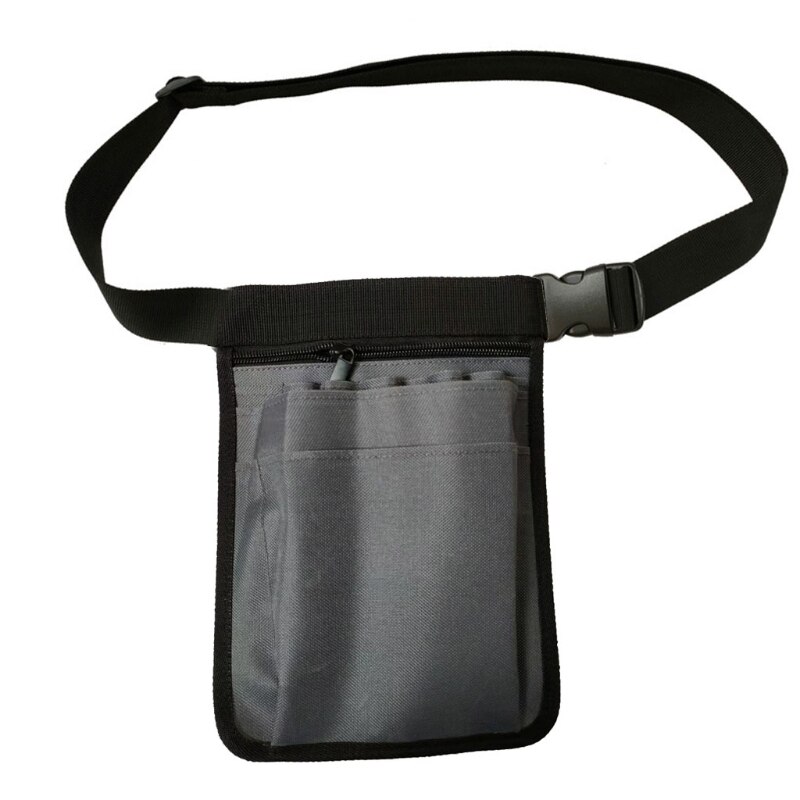 Convertible Verpleegkundige Fanny Pack Pocket Organizer Voor Medica Levert Verpleging Tassen X7YA: Black