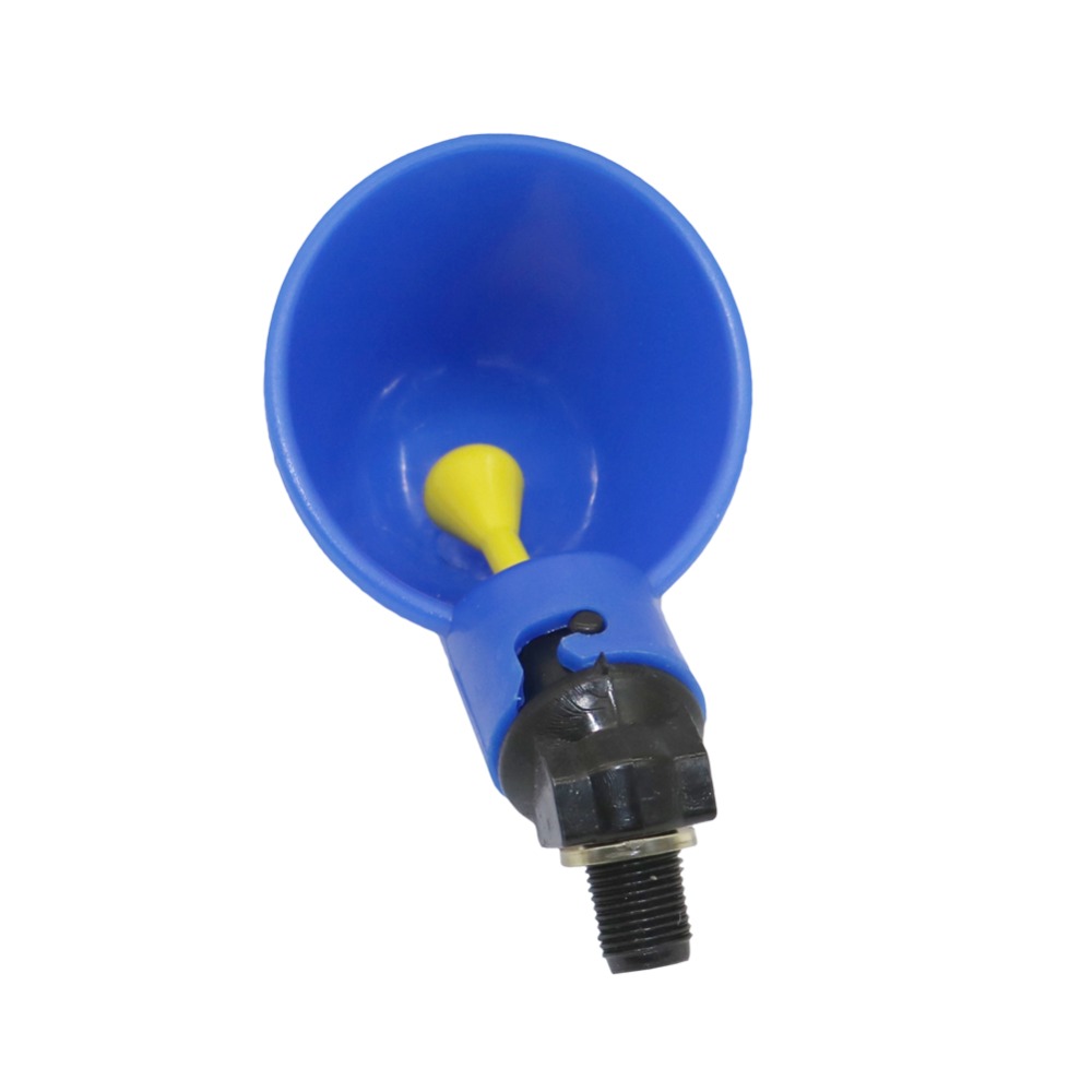 Vasos de plástico para beber agua de aves de corral, bebedero automático de pollo, codorniz, equipo de cría, 2 uds.