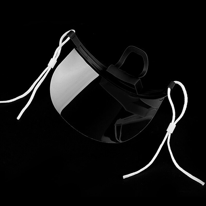 1/5 stücke Transparente Masken dauerhaft Anti Nebel Gastronomie Lebensmittel Hotel Koch Kellner Kunststoff Küche Restaurant Masken Küche Werkzeuge: 1pc D