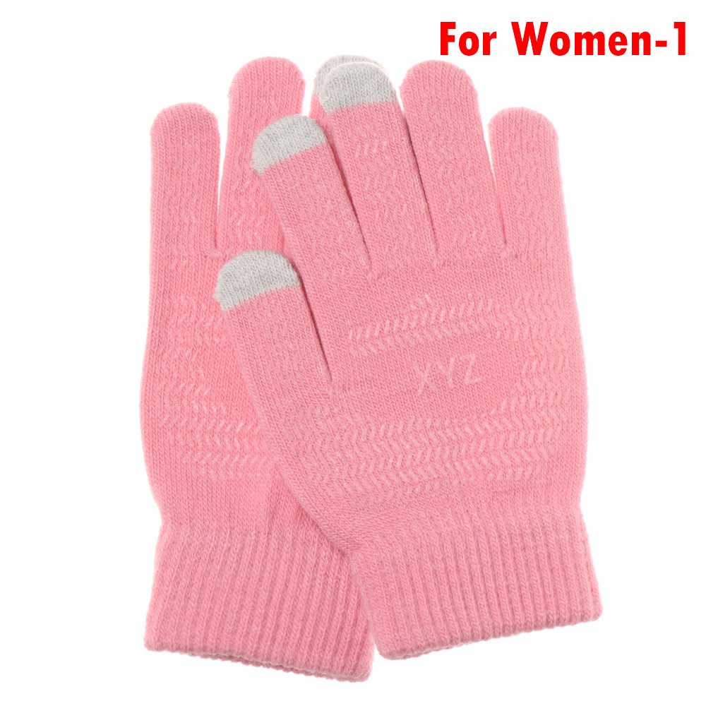 Winter Gloves Cute Furry Warm Gloves with Full Fingers Outdoor Sport Plus Velvet Touch Screen Gloves Driving Gloves: For Women-1