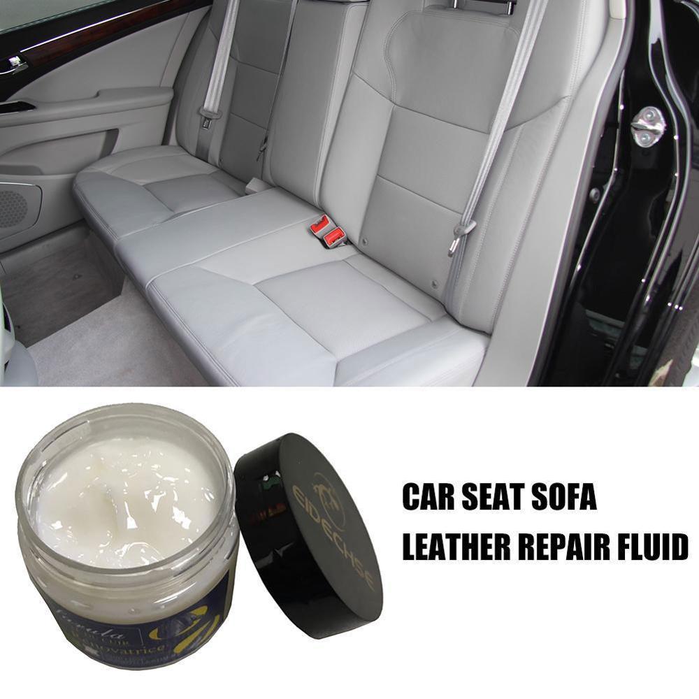 1Pc Autostoel Leer Restauratie Vinyl Reparatie Kit Auto Zitsbank Lederen Holes Scratch Scheuren Rips Vloeibare Lederen reparatie Cre