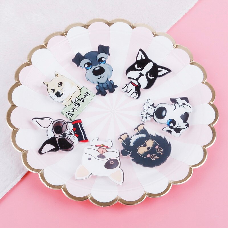 1 stk/partij Leuke Cartoon Acryl Badge Japanse Stijl Broche Voor Meisje Match Kleding Jurk Decoratie Benodigdheden