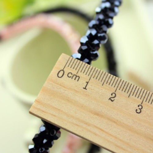 1 szt. metal kryształ włosów oplatarce moda kobiety dziewczyna pani Nakrycia głowy stylizacja włosów gorący sprzedam