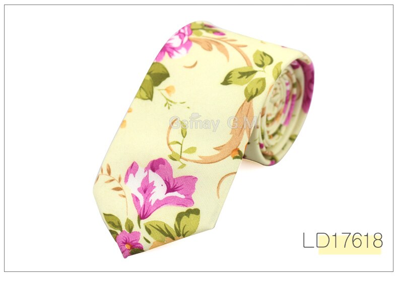 Floral Tie for Men Narrow Casual Mens Ties for Wedding Party Flower Skinny Neckties for Women Printed Male Neck Ties
