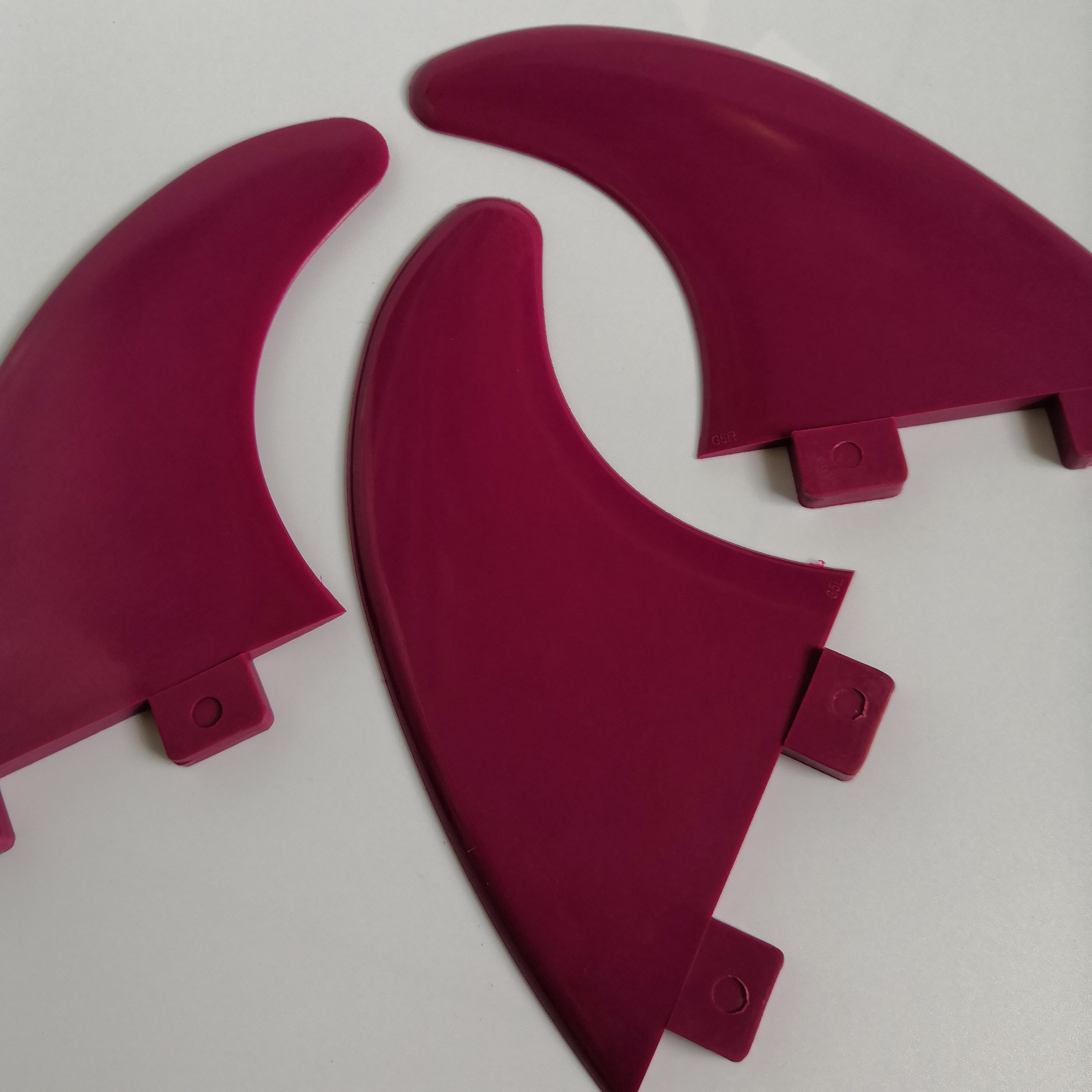 Kleurrijke Plastic Fcs Surf Fin Zonder Logo