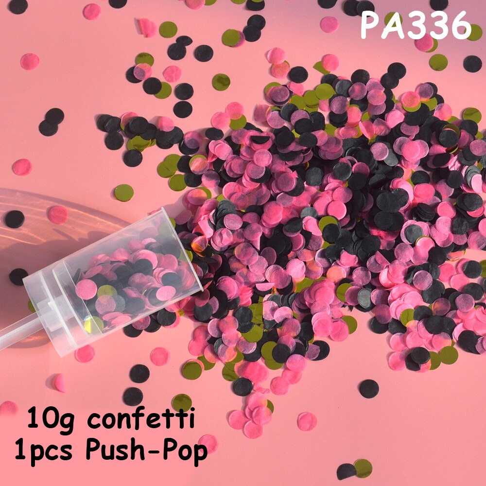1 st konfetti popper konfetti bröllop fester bruddusch förlovningsfest blomma papper konfetti push pop födelsedagsfavör: Pa336