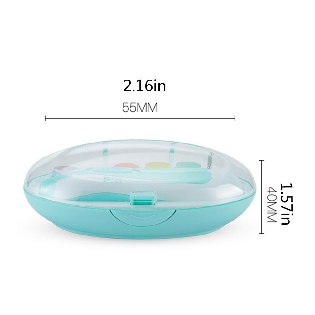 Portátil elétrico seguro cortador de tosquiadeira de unhas bebê aparador manicure pedicure clipper tesoura crianças infantil bebê cortador cuidados com as unhas