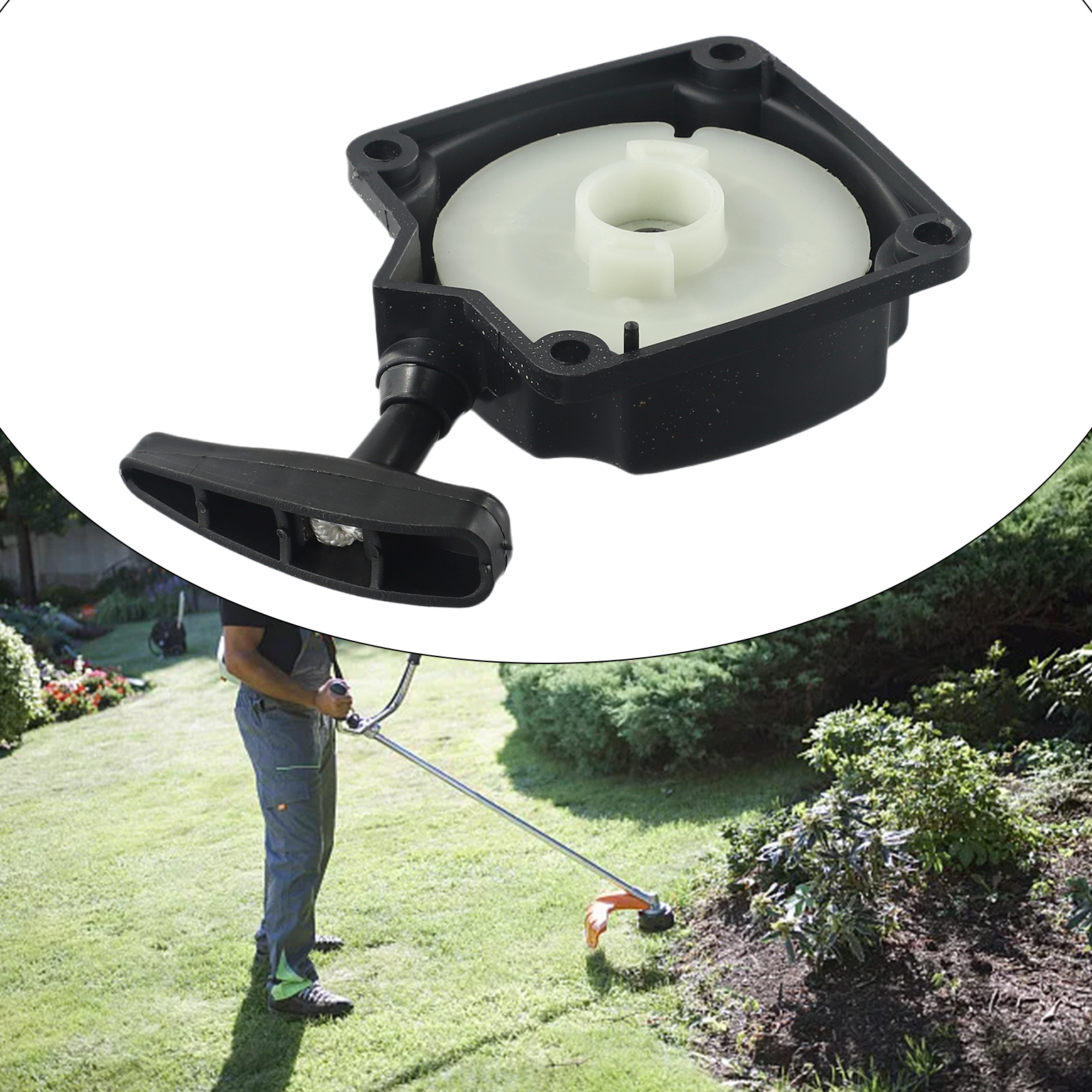 1pc Universal Recoil Pull Start Starter For Ryobi Brush Cutter Strimmer Lawn Mowers For 22.5cc-26cc 2-Stroke Engines