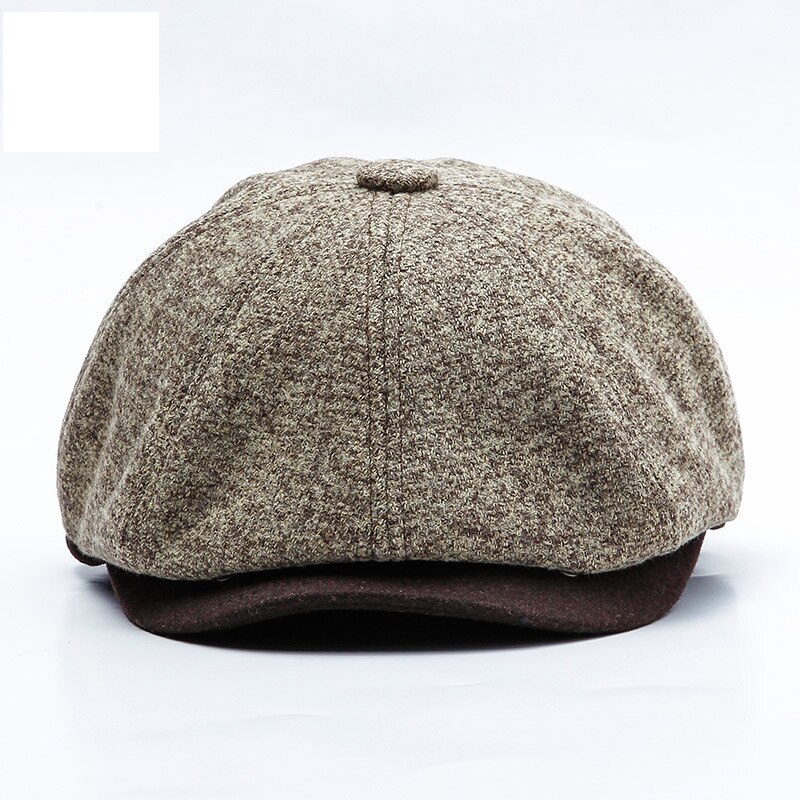 Winter Peaky Blinders Warme Platte Pet Mannelijke Toevallige Achthoeki