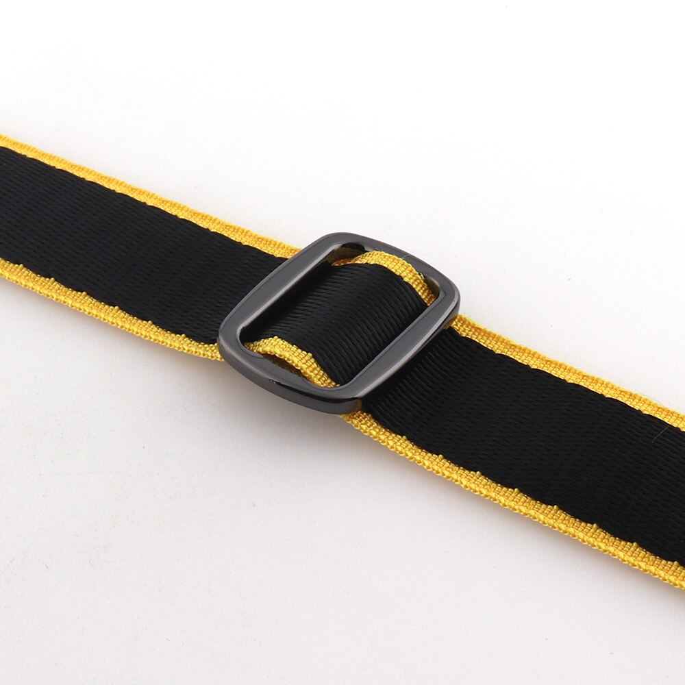 25mm Yellow Black Webbing With Letter Pattern Ribbon Polyester Cotton Canvas Webbing Belt Strap Garments Ribbon DIY Accessories